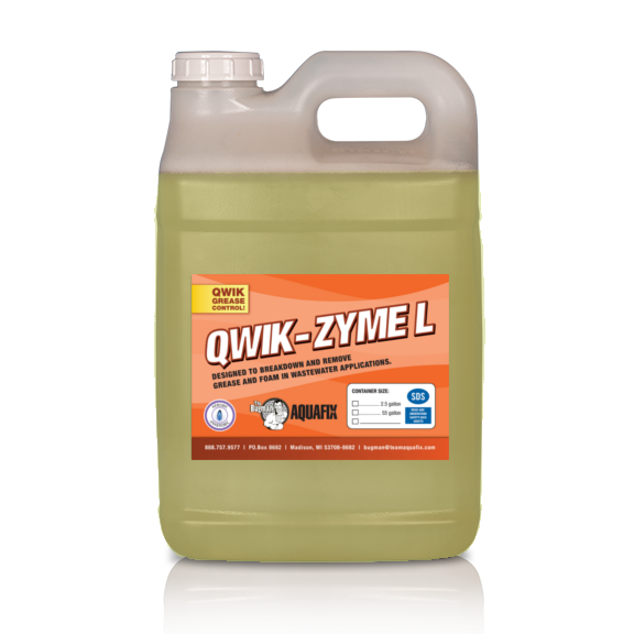 Qwik-Zyme L - Degradaor rápido de grases, aceites, y manteca.